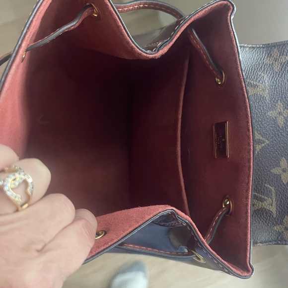 Louis Vuitton Hot Springs Vernis Patent Leather + Monogram Backpack Vieux Rose - Picture 11 of 14